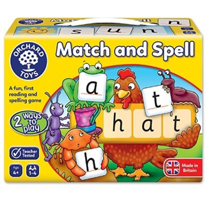 Match and spell - Joc educativ in limba engleza