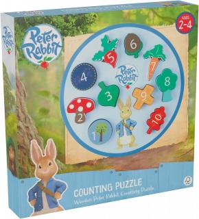 Puzzle Peter Rabbit,   cu numere, Orange Tree Toys