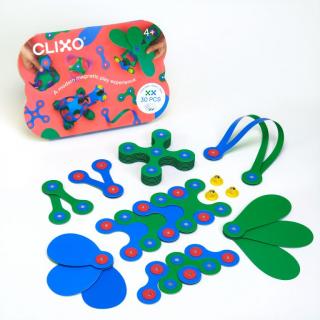 Set Clixo de construit cu magnet - Itsy pack Blue-Green 30