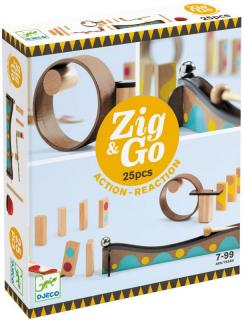 Zig  Go 25 piese - Set de constructie trasee