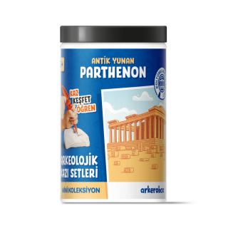 Arkerobox - Mini set arheologic educational si puzzle 3D, Grecia antica, Parthenon