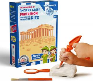 Arkerobox - Set arheologic educational si puzzle 3D, Grecia antica, Parthenon