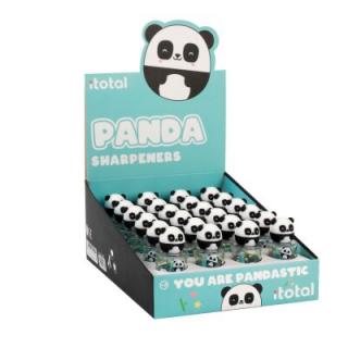 Ascutitoare cu rezervor din plastic, design panda