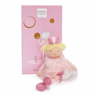 Balerina Oriane, 30 cm, material textil, roz