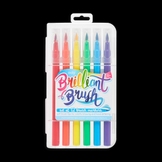 Carioci cu pensula Brilliant Brush, set de 12