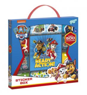 Cutie cu abtibilduri Paw Patrol, Patrula Catelusilor, pe rola