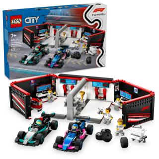 Garaj F1 si masini Mercedes-AMG si Alpine