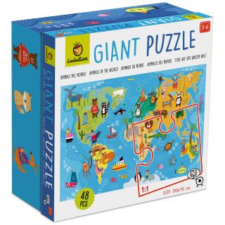 GIANT PUZZLE - ANIMAL WORLD