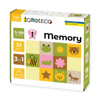 Joc din lemn -  Memorie 32 piese