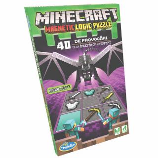 Joc logic, magnetic de calatorie, Minecraft Magnetic Travel Game - RO