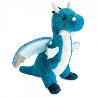 Jucarie moale din plus - Dragon, 25 cm, verde