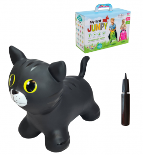 Jucarie saltareata gonflabila JUMPY - Pisica neagra
