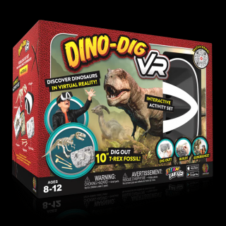 Kit STEM interactiv VR - Descopera Dinozaurii in Realitate Virtuala