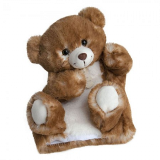 Marioneta Histoire D Ours   - ursulet de plus, 25 cm, maro