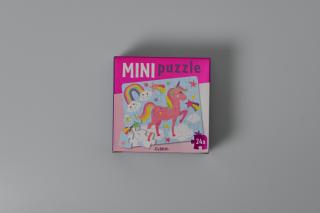 Mini puzzle de buzunar - unicorn