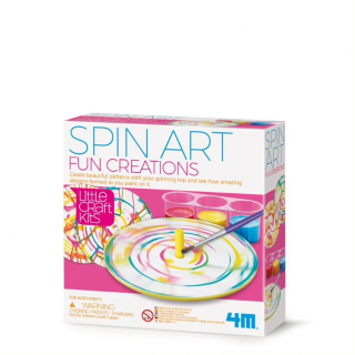 Mini set creativ - Roata Pictorului Spin Art, LittleCraft