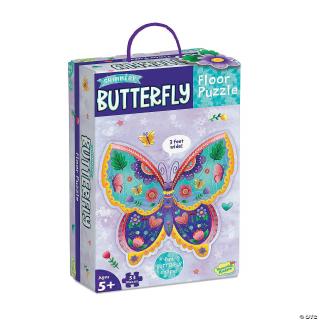 Puzzle de podea in forma de fluture ,   Butterfly Floor Puzzle