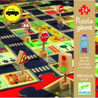 Puzzle gigant Djeco Orasul