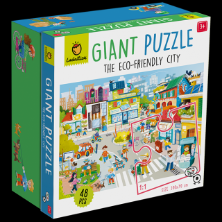 Puzzle Gigant - Orasul verde