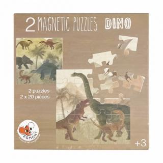 Puzzle magnetic Dino Egmont toys