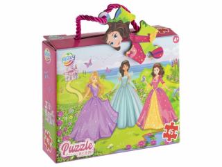 Puzzle pentru copii,  Printese, 45 piese