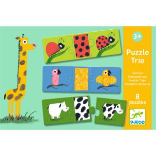 Puzzle trio animale dezbracate