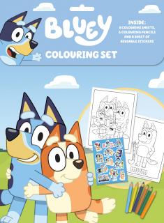 Set creativ, Coloreaza cu Bluey