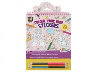 Set creativ, Coloreaza propriile abtibilduri, Printese si unicorni