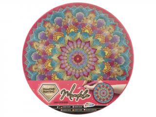 Set creativ cu strasuri, Diamond paint, Canvas Mandala, Grafix