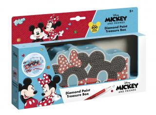 Set creativ Cufarul cu comori, diamond paint, Mickey si prietenii