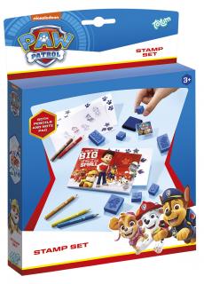 Set creativ de desenat cu stampile Paw Patrol, Paturala Catelusilor