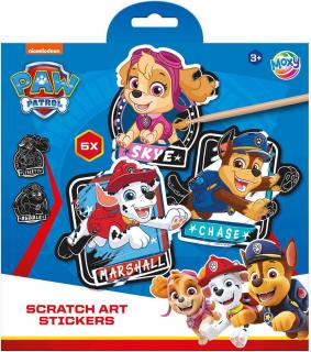 Set creativ de razuit, Abtibilduri magice cu Paw Patrol