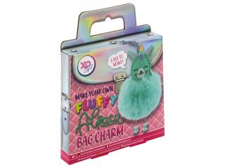 Set creativ DIY, Breloc pufos alpaca