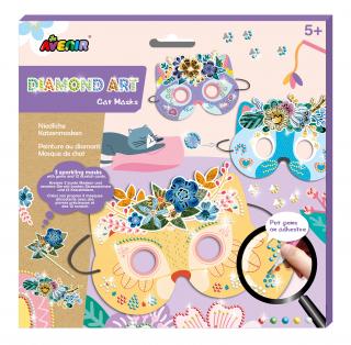 Set creativ DIY - Masti cu diamante - Pisica