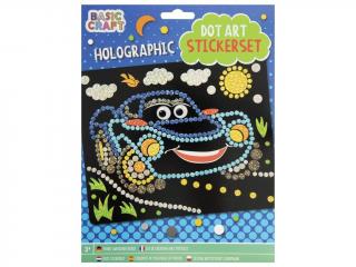 Set creativ Mozaic cu abtibilduri holografice, Dot Art, Masini