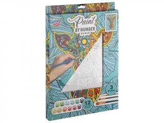 Set creativ, Picteaza pe numere, Canvas Girafa