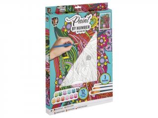 Set creativ, Picteaza pe numere, Canvas Unicorn, Grafix