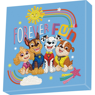 Set creativ tablou Forever Fun Patrula Catelusilor, pictura cu diamante