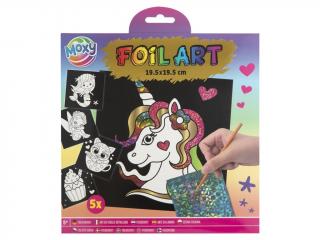 Set creativ transfer, Foil Art, Unicorn