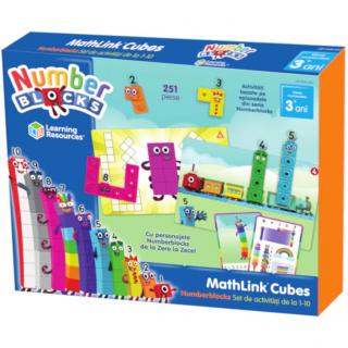 Set de activitati de la 1 - 10, MathLink  Cubes Numberblocks in romana -