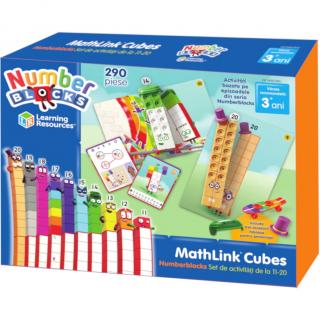 Set de activitati de la 11 - 20, MathLink  Cubes Numberblocks in romana