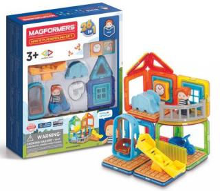 Set de construit Magformers- Locul de joaca, 33 piese