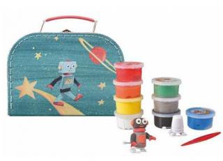 Set de modelaj cu plastilina, Astro-Robot