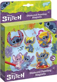 Set DIY creeaza magneti, diamond painting, Lilo si Stitch