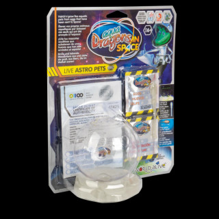 Set educativ STEM - AQUA DRAGONS   - Habitat Lumea subacvatica - acvariu asteroid cu LED-uri