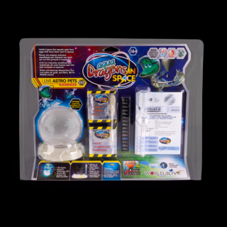 Set educativ STEM - AQUA DRAGONS   - Habitat Lumea subacvatica - acvariu asteroid Deluxe cu LED-uri