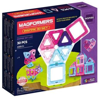 Set magnetic de construit- Magformers Inspire, 30 piese