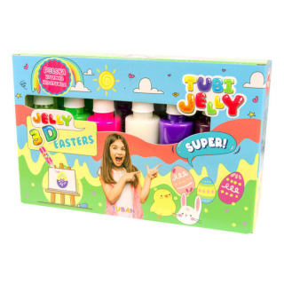 Set TUBI JELLY (gel modelator) cu 6 culori ,   PASTE