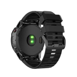 Curea de ceas 22mm ALTY din silicon pentru Garmin Fenix 6, 6X Pro, 5, 5S, 5X Plus, 3HR, Fenix 7, 7X, 8, Epix din silicon, cu eliberare rapida, bratara EasyFit.