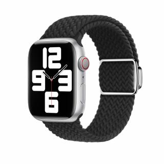 Curea impletita ALTY pentru Apple Watch, compatibila cu dimensiunile 45mm, 49mm, 44mm, 42mm, 41mm, 40mm, din nailon, bratara pentru iWatch seriile 9, 7, SE, 6, 8, 5, Ultra, 4, 3.